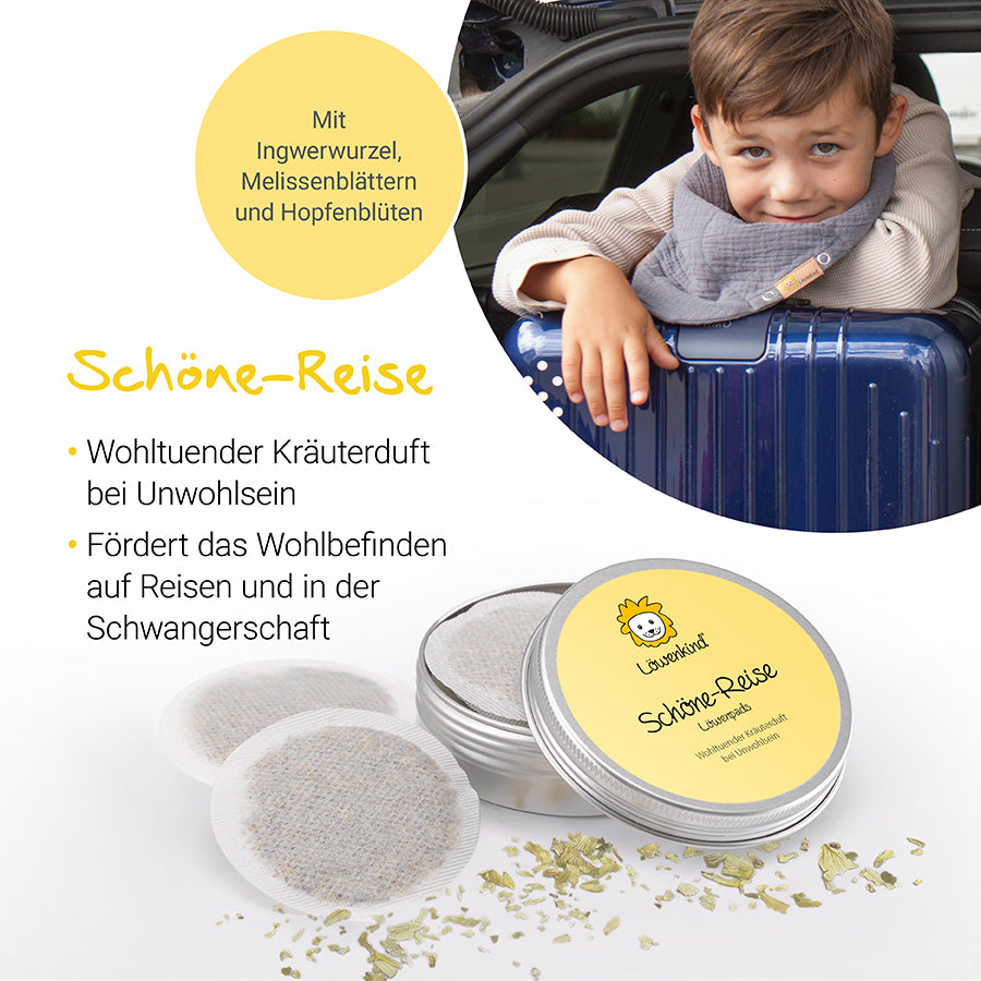Schöne Reise Pads USPs und Inhalte