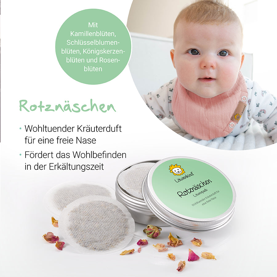 Rotznäschen Pads USPs und Inhalte