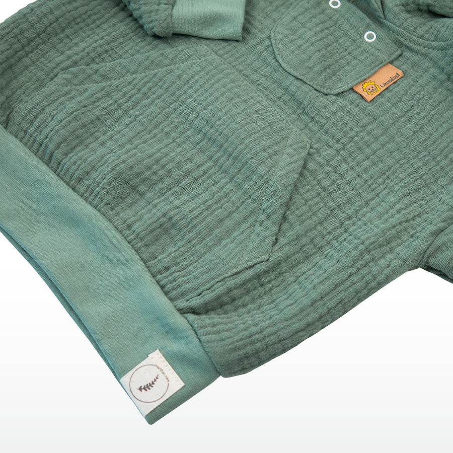Musselin-Hoodie Details
