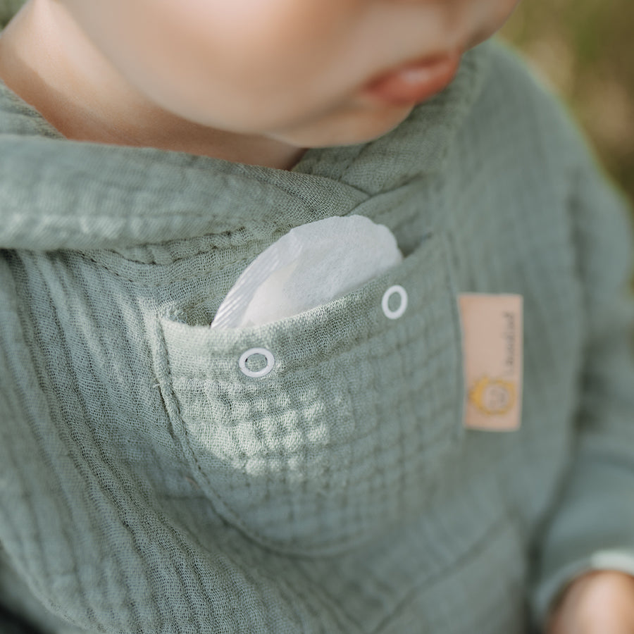 Hoodie mit Pad-Tasche