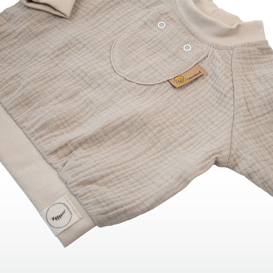 Sweatshirt mit Pad-Tasche