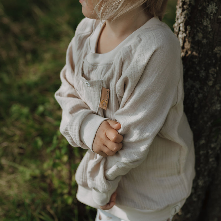 Sweatshirt mit Pad-Tasche