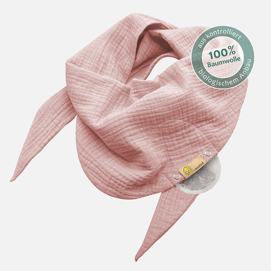 Musselin-Halstuch "Maxi" Rosa