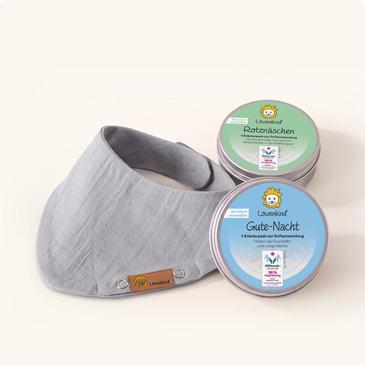 Einsteigerset Musselin-Halstuch  Mini