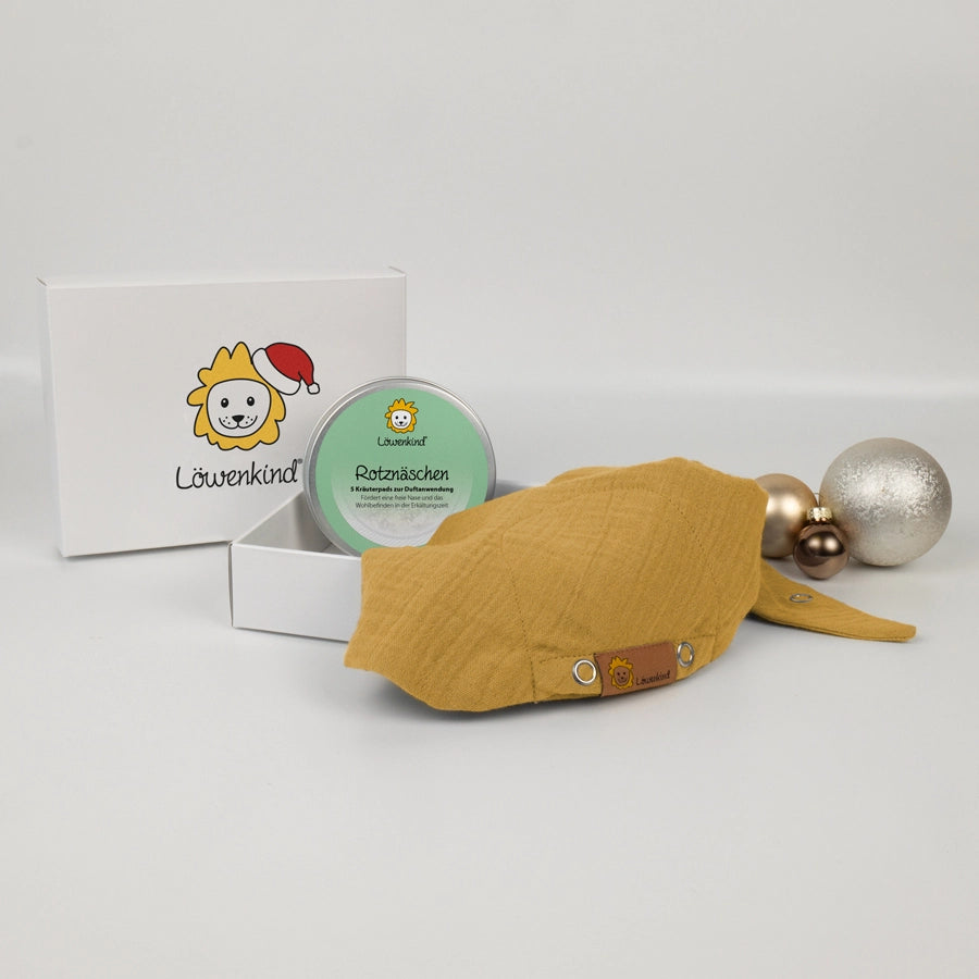 Weihnachtsspecial Medi Senfgelb mit Rotznäschen-Dose