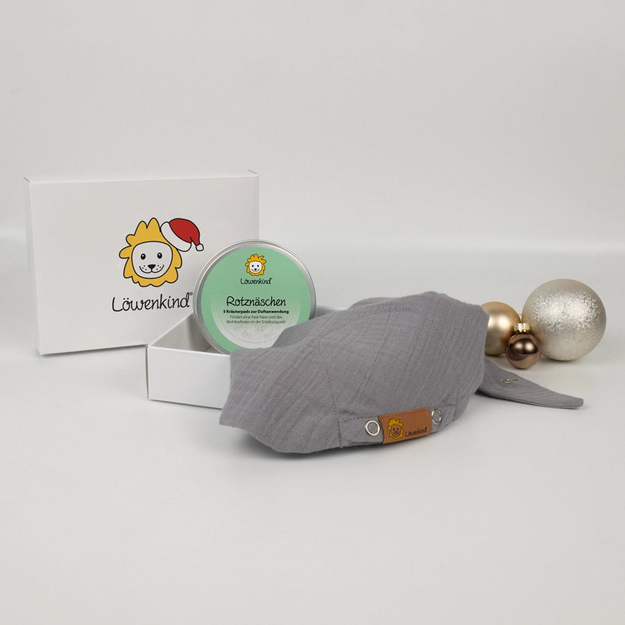 Weihnachtsspecial Medi Grau mit Rotznäschen-Dose