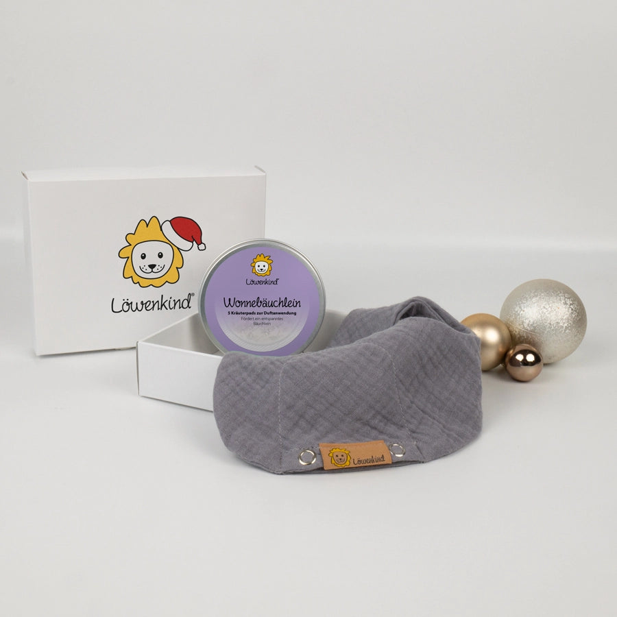 Weihnachtsspecial Mini Grau mit Wonneböauchlein-Dose